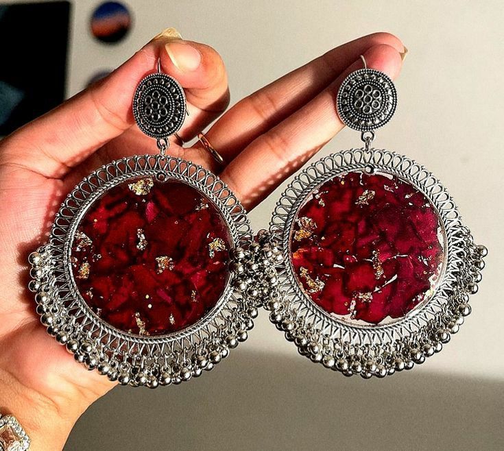 Customized Rose Petal Jhumka