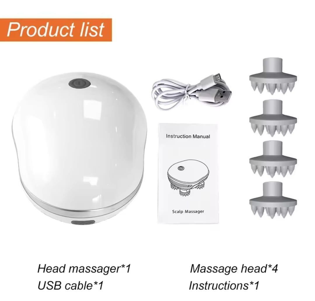 Electric Head Massager|Pet & Human Massager|Instant Headache Relief|USB Rechargeable Scalp Care Device|